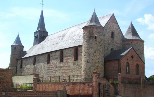 Eglise fortifiée < la Bouteille < Aisne < Picardie - 