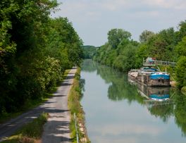 La Voie Verte au bord du canal de l'Oise - 