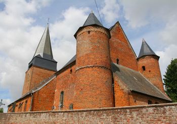 Eglise fortifiée < Lavaqueresse < Thiéraceh < Aisne < Hauts de France - 